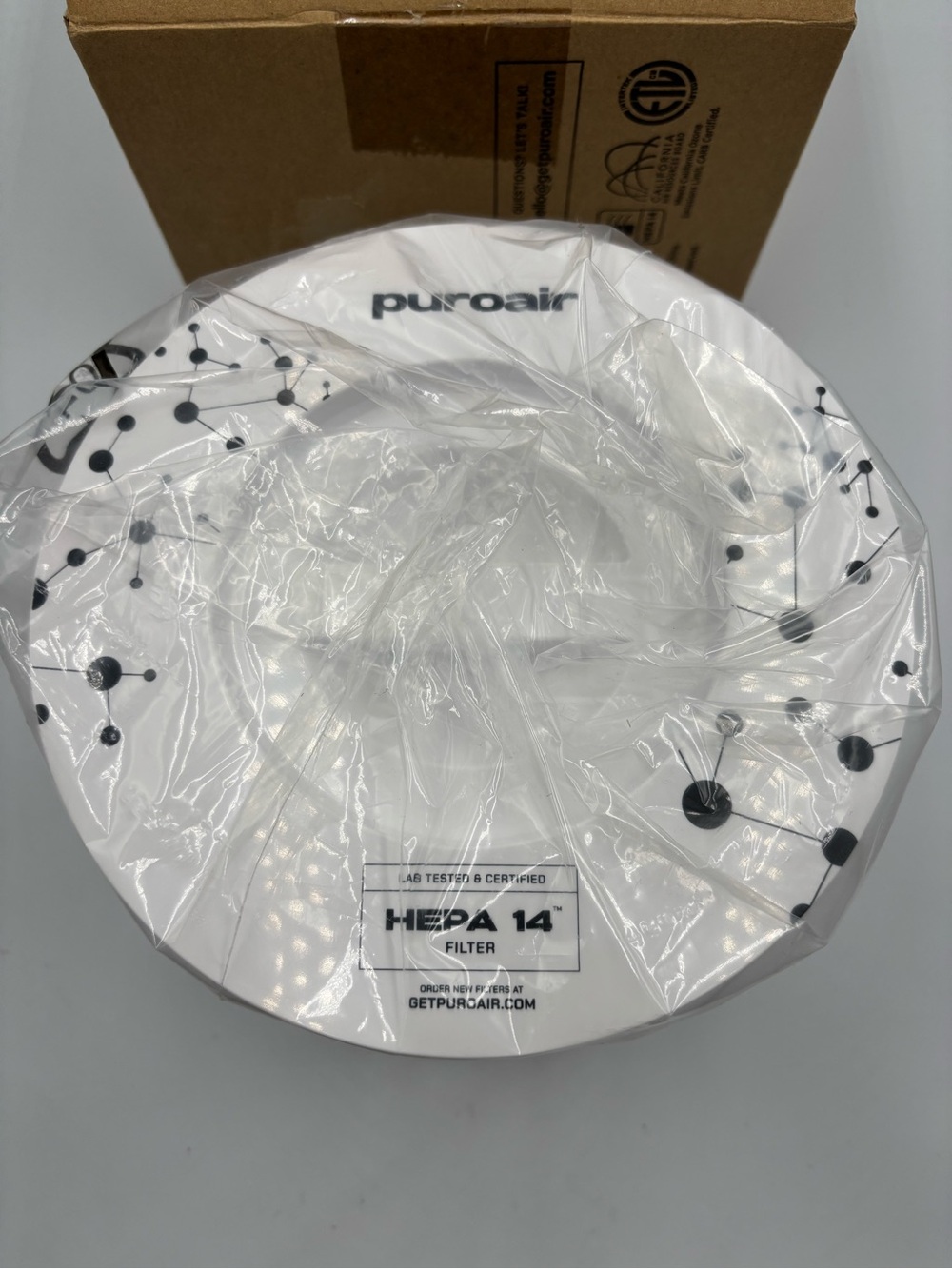 Genuine PuroAir 240 Medical Grade HEPA 14 Filter - Captures 99.99% Allergens